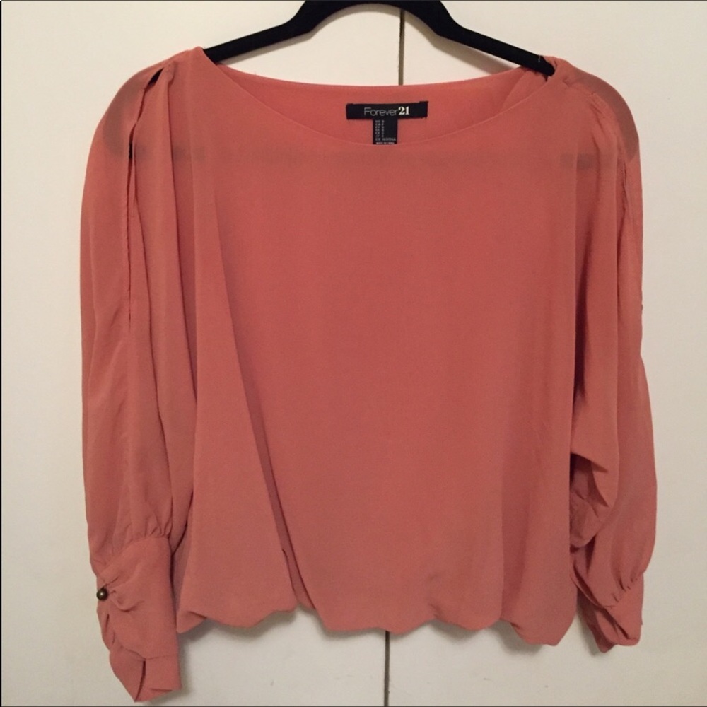 Peach Blouse